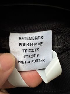 Vetements Худи unskinny — фото 4
