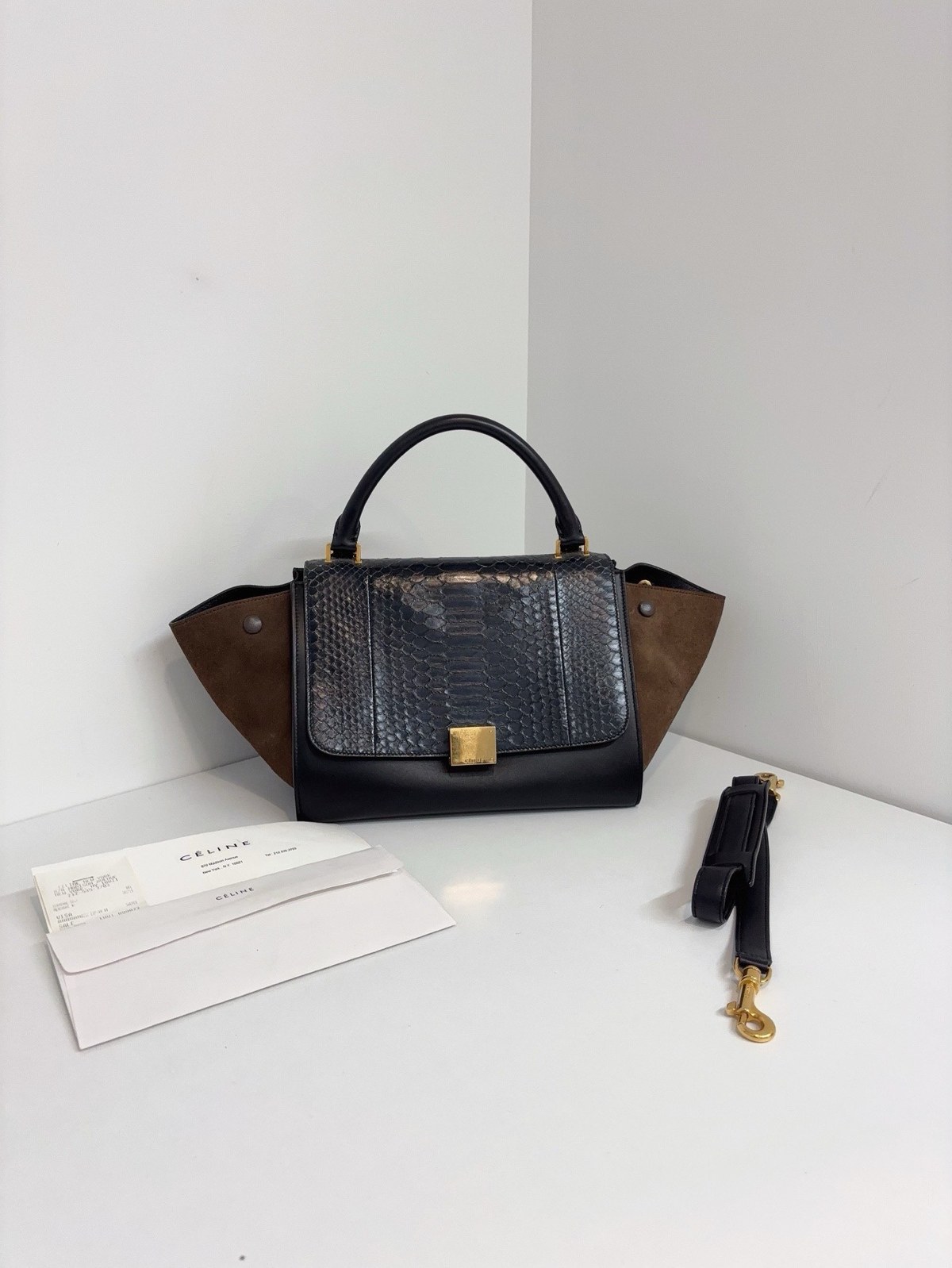 Celine Сумка trapeze — фото 1