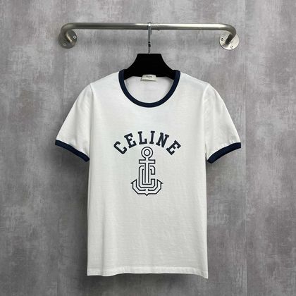 Celine Футболка Logo T