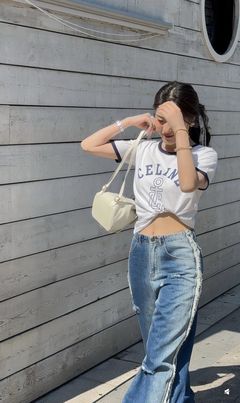 Celine Футболка Logo T — фото 3