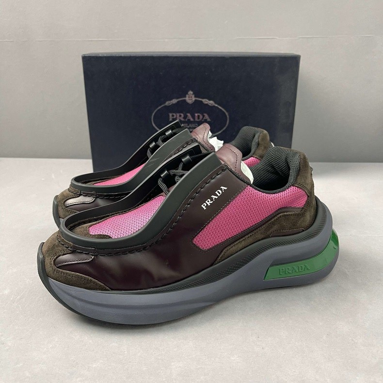 Prada Кеды Brushed Sneaker — фото 1