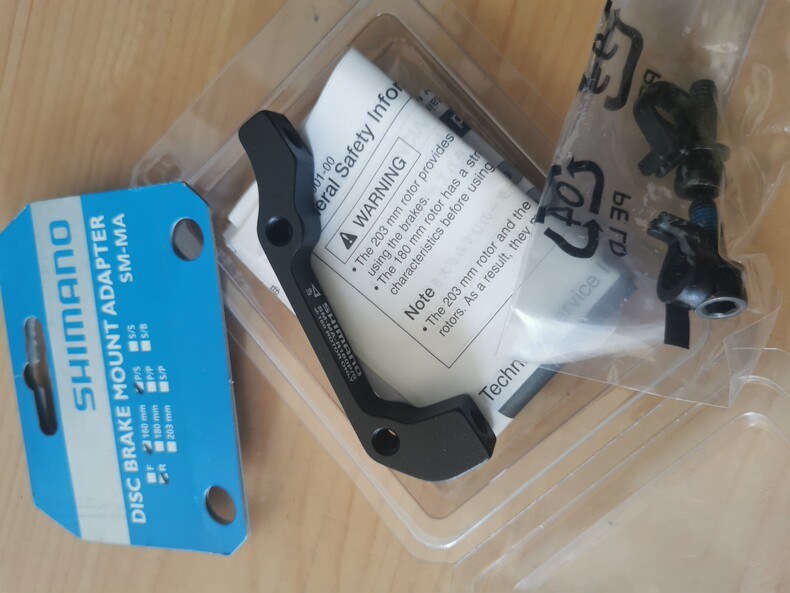 Shimano Адаптер калипера B A mm — фото 1