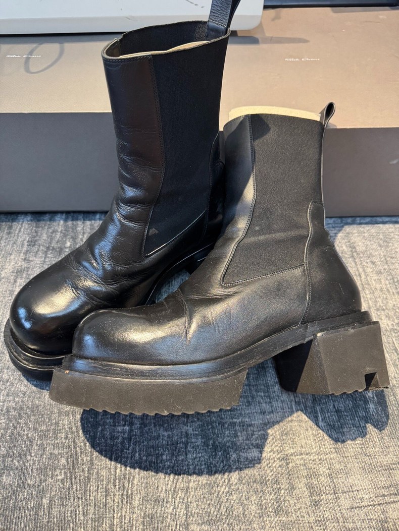 Rick Owens Ботинки Beatle Ballast Bogu — фото 1